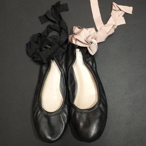 Aldo Ballet Flats with 2 sets of ribbons